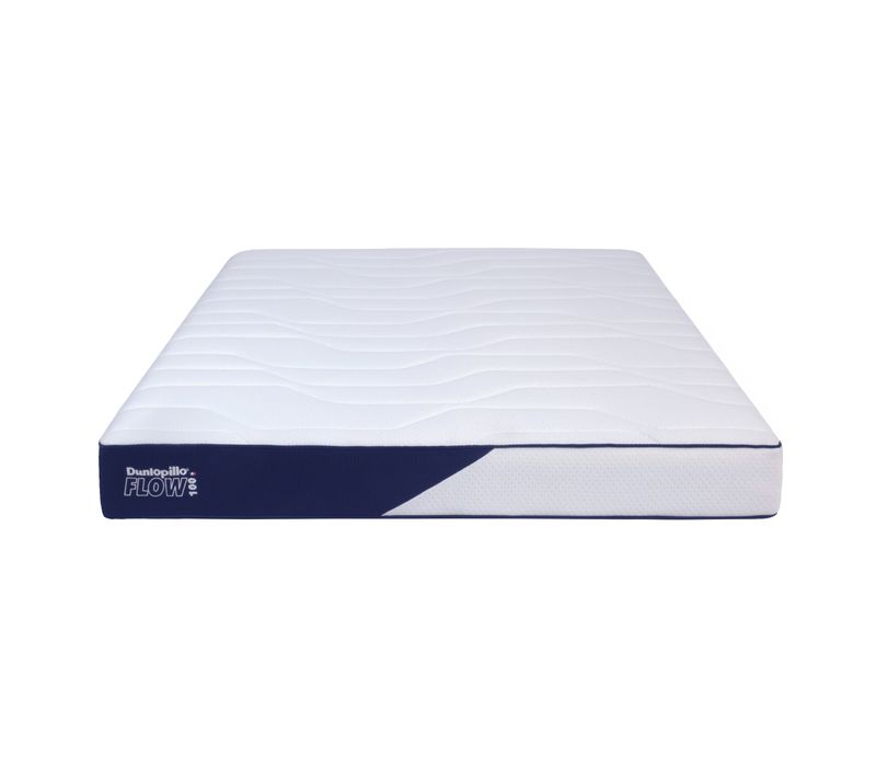 Matelas mousse 160x200 cm DUNLOPILLO FLOW 100 ép. 19 cm
