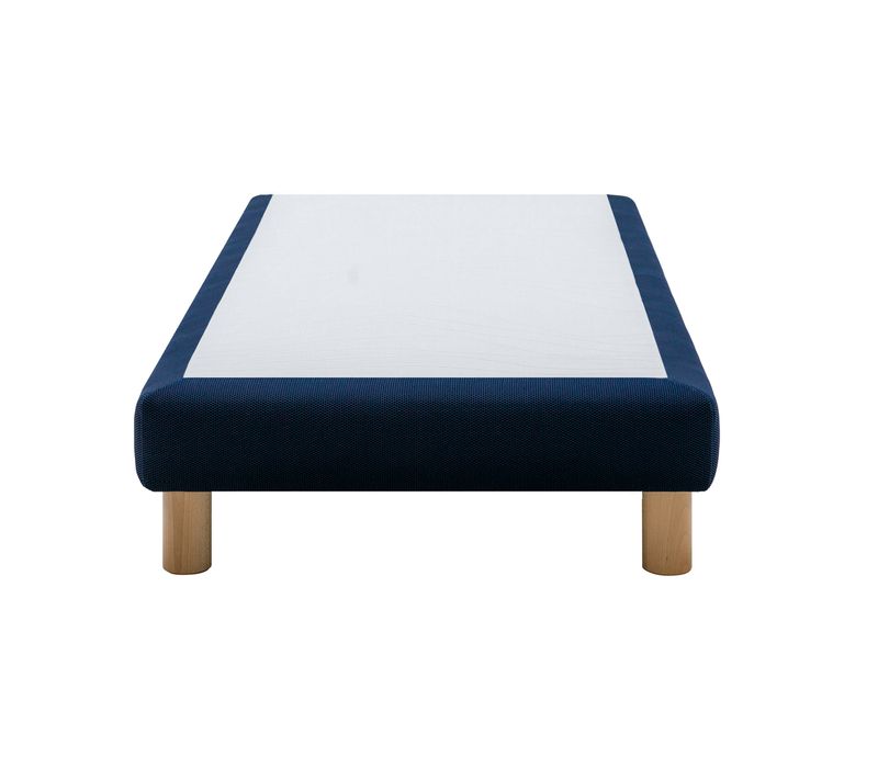 Sommier tapissier FLOW S100 DUNLOPILLO 90x190 cm bleu