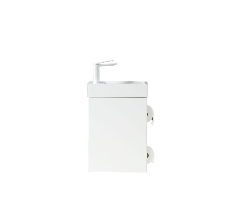 Lave Main Blanc Laqué 40 Cm Aquaba