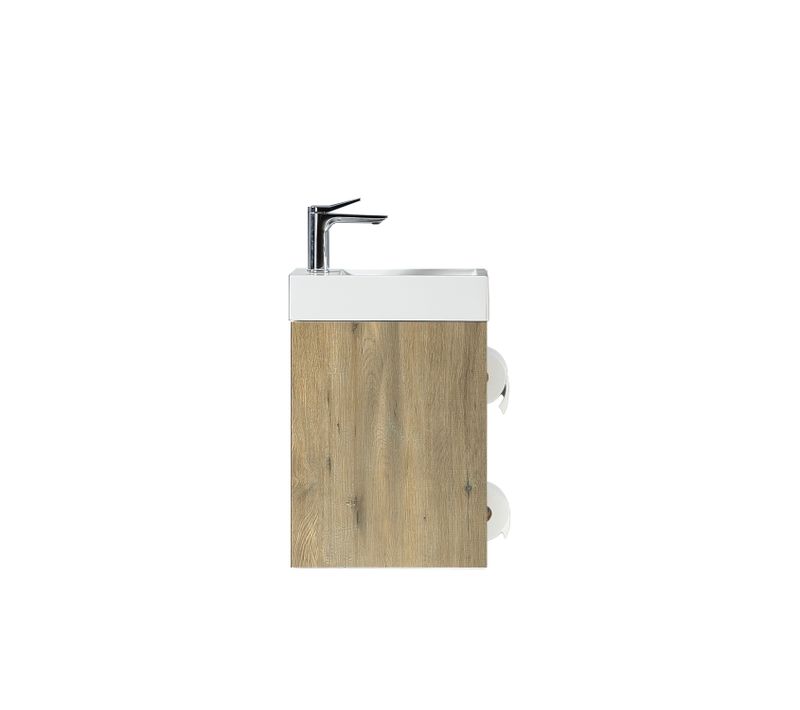 Lave Main Chêne Brun 40 Cm Aquaba