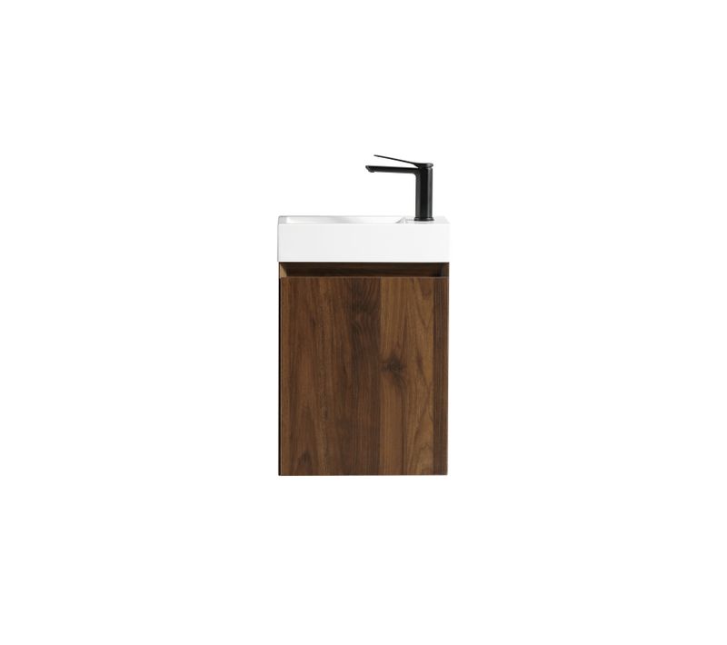 Lave-main Salle De Bain Aquastretto 40 Cm Chêne Brun Vieilli