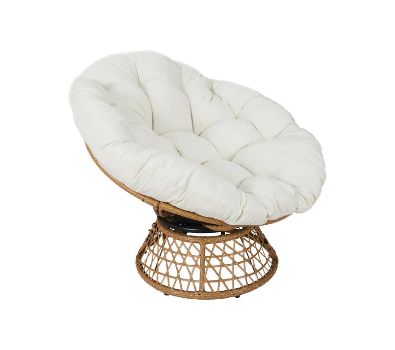 Fauteuil Papasan Polyrotin Rotatif. Loveuse Outdoor/indoor D.96cm