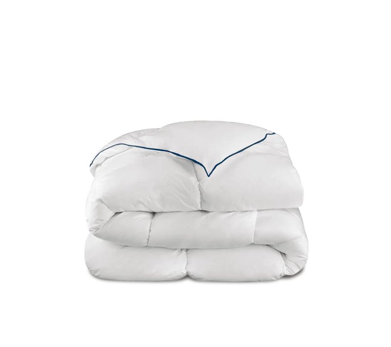 Couette 220x240cm - Chaude 100% Coton Ultra Respirante - Collection Cocoon