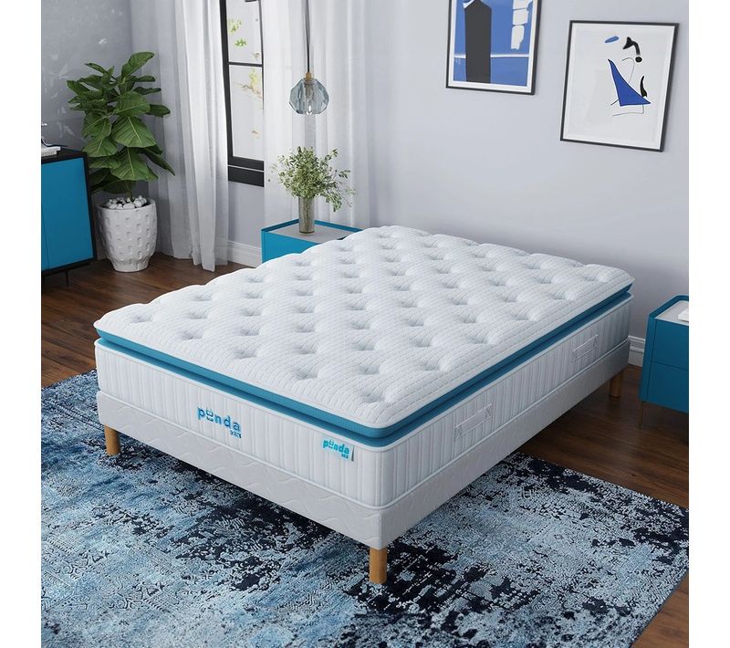 Matelas Mousse 140x190 cm Panda Ice Accueil Mémoire de forme Hauteur 30cm