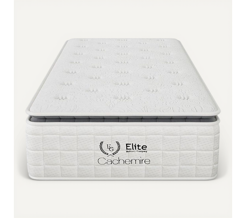 Matelas ressort CACHEMIRE 90x190 cm Surmatelas intégré - Epaisseur 28 cm
