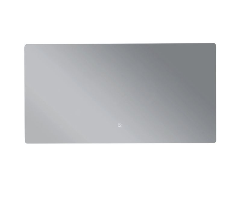 Miroir Salle De Bain Rectangulaire 115x60 Cm Avec Éclairage LED