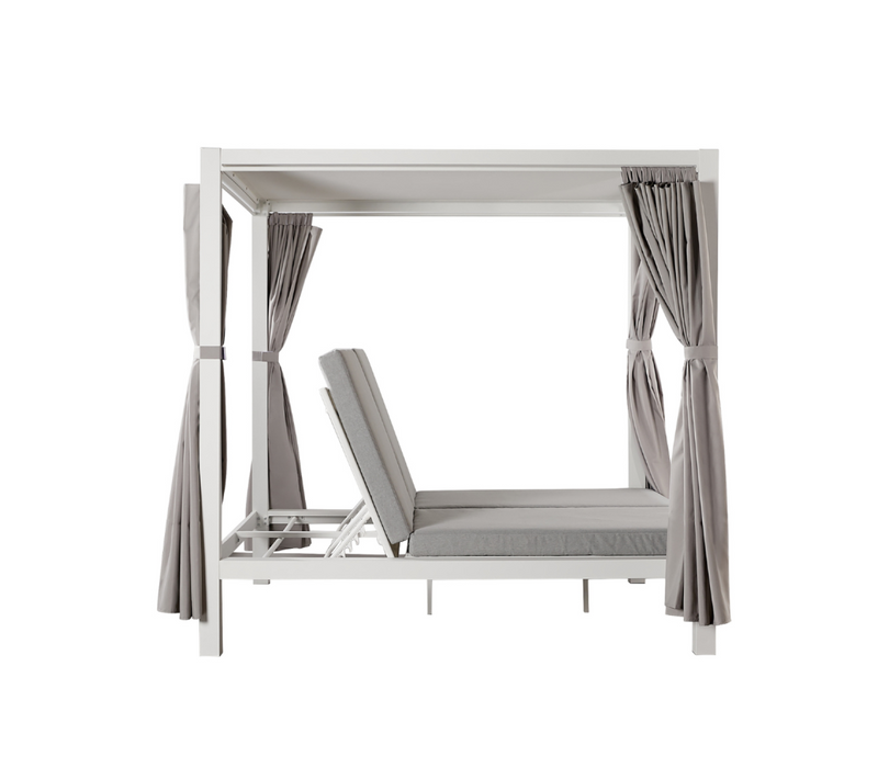 Cordoue - Lit De Jardin Structure Aluminium