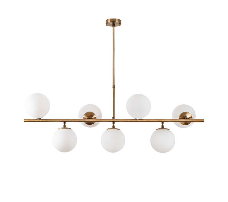 Victoire - Suspension Dorée 7 Lampes