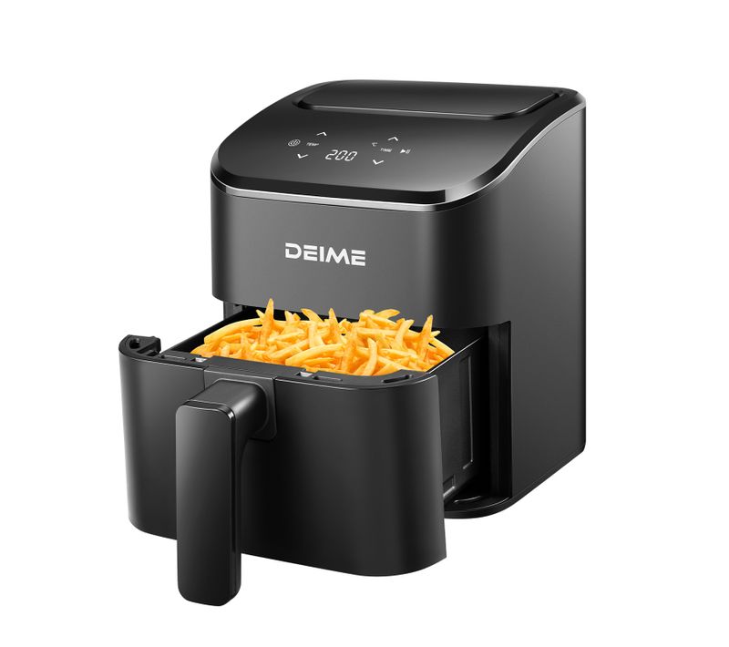 Airfryer 2,5 L 1000 W Écran Tactile Cuisson 360° – Noir