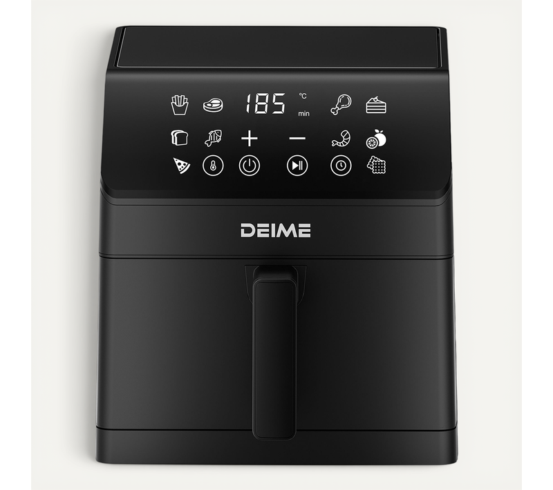 Airfryer 6 L 1700 W 12 Programmes Écran Digital – Noir
