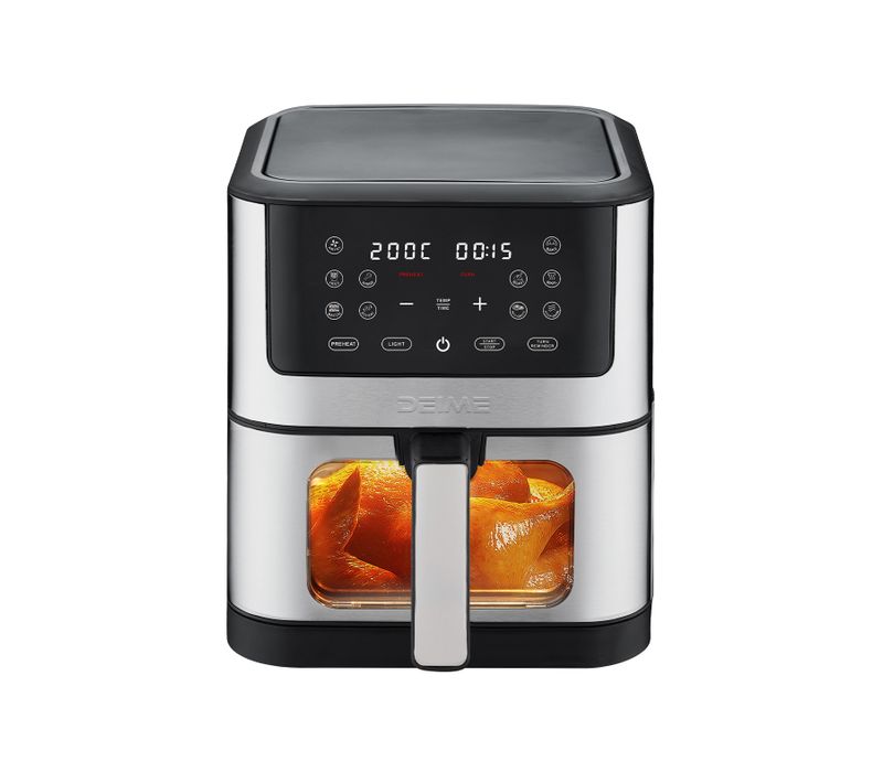 Airfryer  6 L 1500 W 10 Programmes Avec Fenêtre De Cuisson