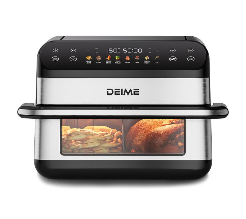 Airfryer 10 L 2400 W Double Bac Avec Fenêtre De Cuisson – Inoxx