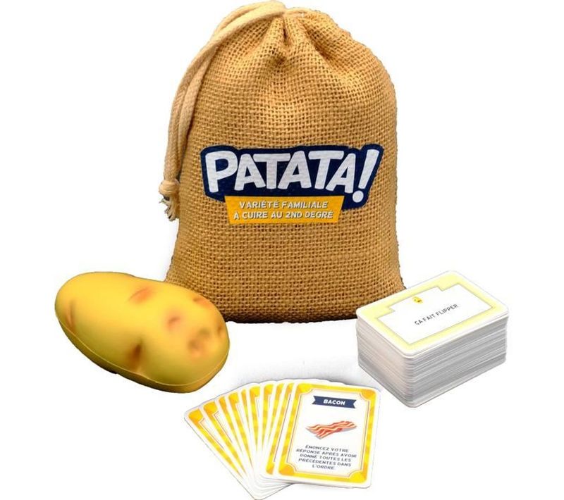 Patata — Jeu Familial D'ambiance Avec Patate En Mousse Et 110 Cartes (2+ Joueurs, 10+ Ans)