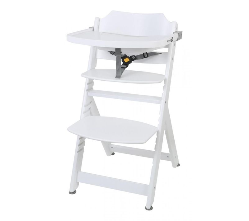 Chaise Haute En Bois Moon Blanc