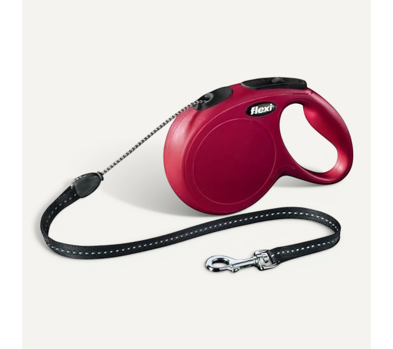 Laisse New Comfort Cordon Xs Rose 3 Metre