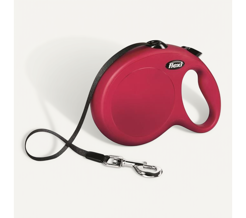 Laisse Sangle New Classic 8 M Rouge Pour Chien