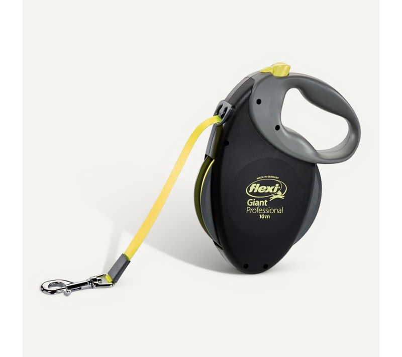 Laisse Giant Professional Tape 10 M Black/neon Yellow Gtp-210-s-neo-16