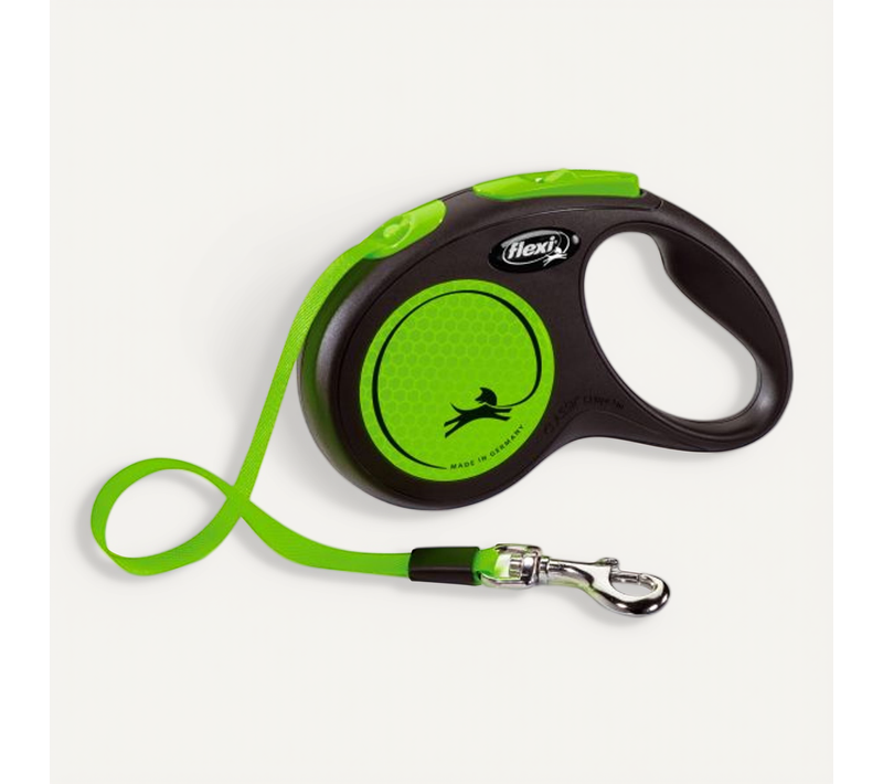 Laisse New Neon S Tape 5 M Black/ Neon Green Cl11t5-251-s-neog