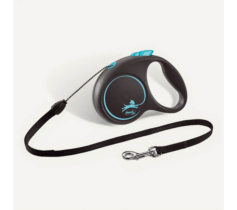 Laisse Black Design S Cord 5m Black/ Blue Fu12c5-251-s-chbl