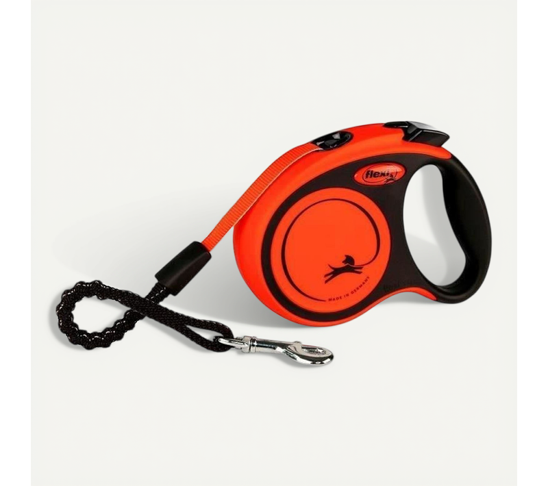Laisse Sangle Trixie Xtreme - Taille Xs - 3 M - Noir Et Orange
