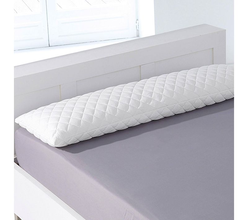 Traversin Médium 160x40 Blanc En Polyester