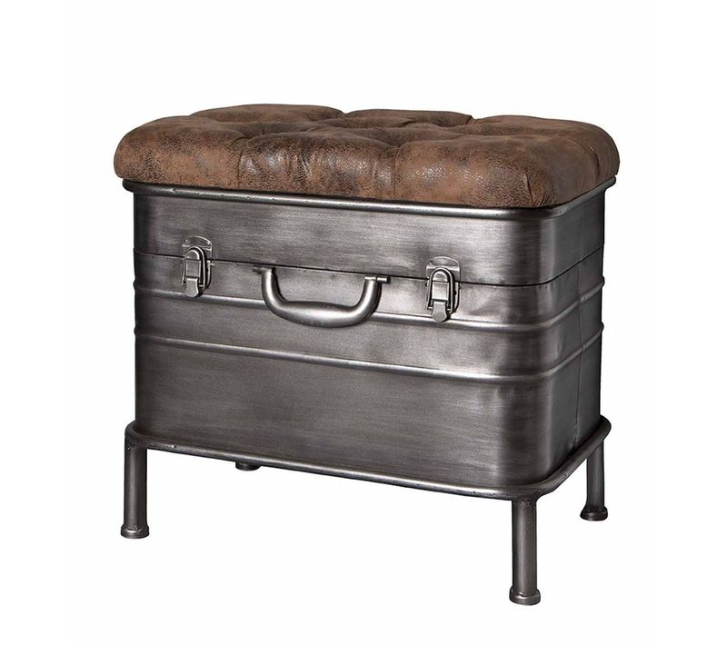 Banc et Coffre De Rangement "cervin" 51cm Anthracite