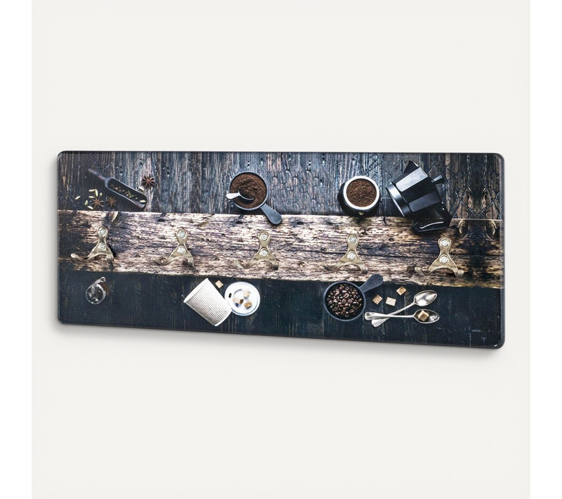 Patère Murale Design "café" 50cm Noir