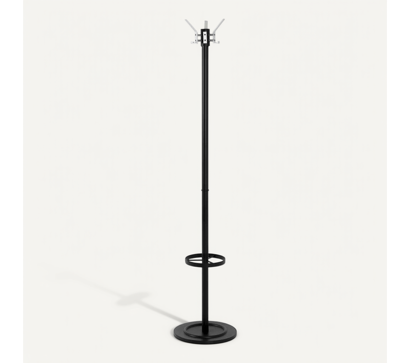 Porte-manteau Design "mercure" 179cm Noir