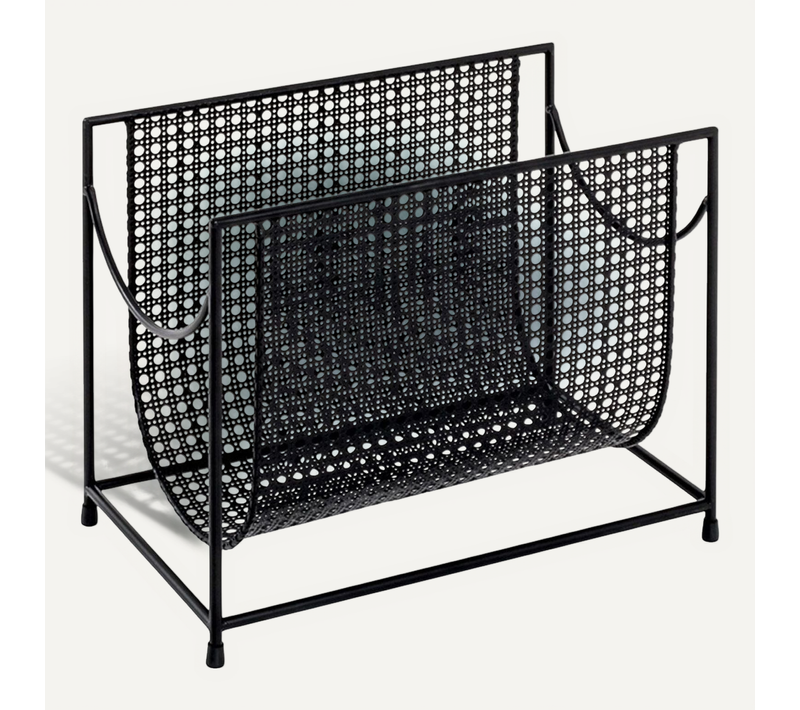Porte-revues En Acier "laqué" 37cm Noir