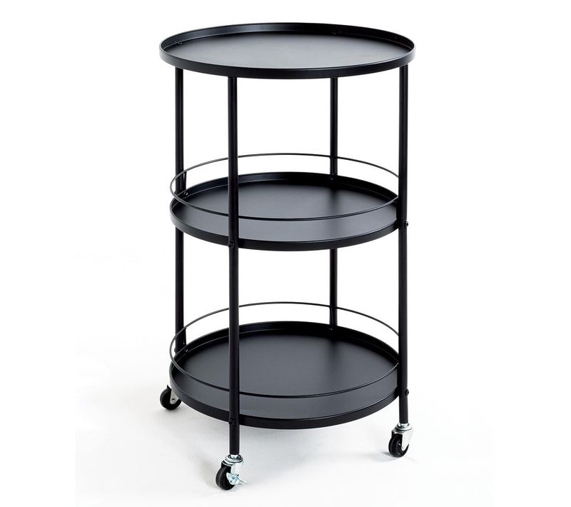 Desserte De Cuisine Design "baro" 75cm Noir