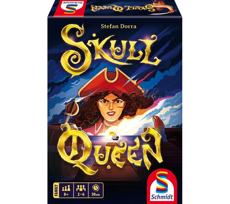 Skull Queen – Jeu De Plis Pirate Pour 2–6 Joueurs, 8 Ans+, 20–30 Min