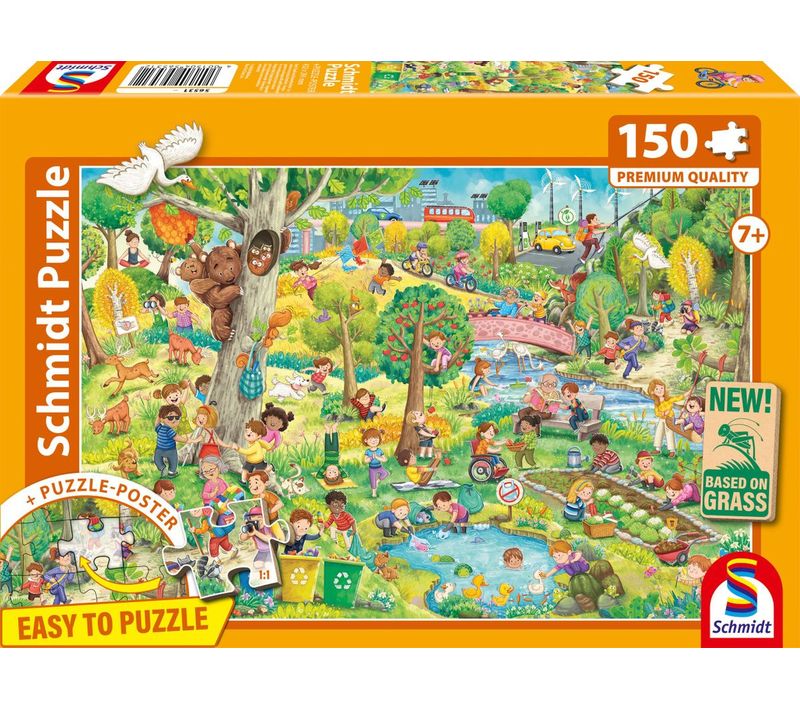 Puzzle 150 Pièces « La Nature Est Un Jeu D’enfant » – Dès 7 Ans, Carton Natpax®