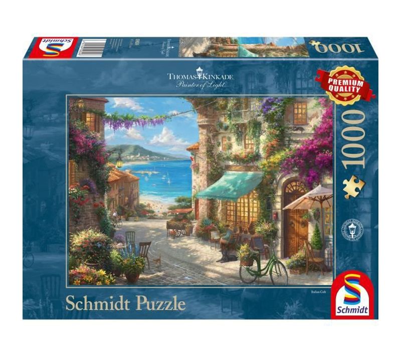Puzzle Caf‚ Sur La Riviera Italienne, 1000 PCs