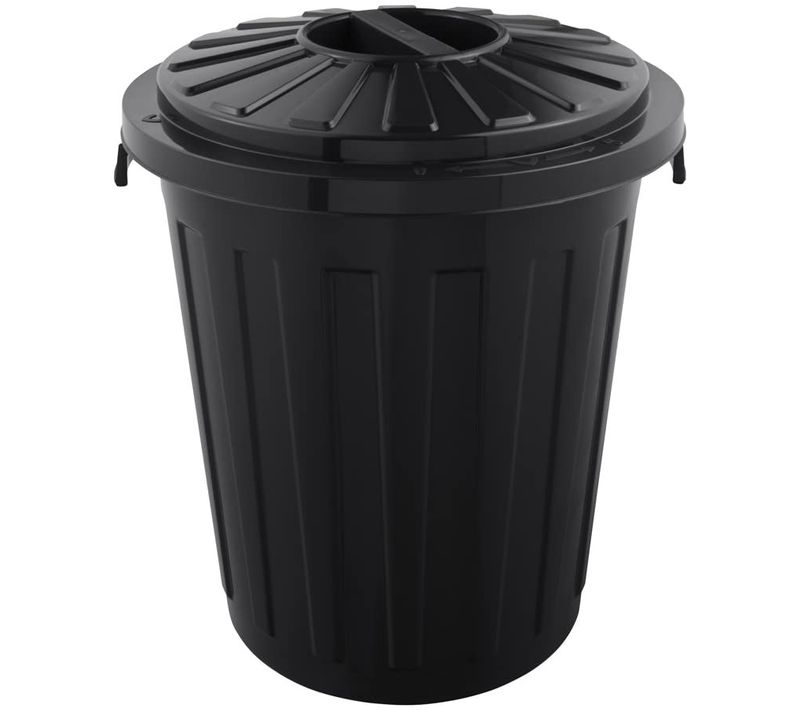 Poubelle Multi-usage Corbeille Avec Couvercle Verrouillable, Grand, Plastique Résistant, 23l