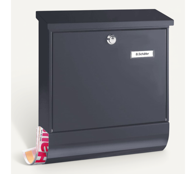 Boîte Aux Lettres Set Vario 86720 Ant Acier Anthracite