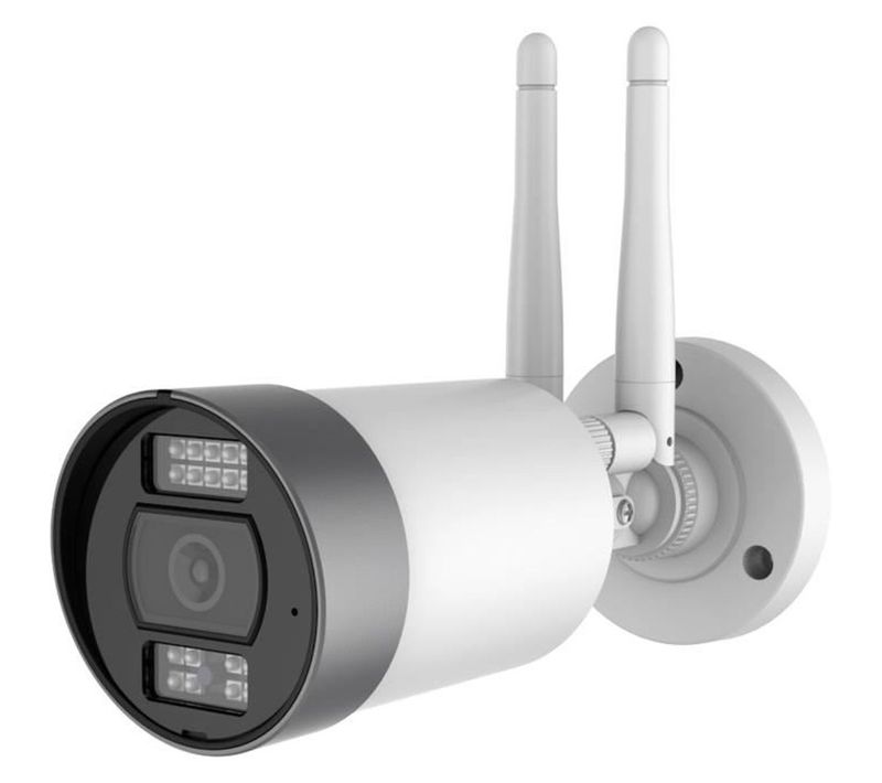 Caméra De Surveillance 3mp Wi‑fi — Vision Nocturne Ir 20 M, 90°