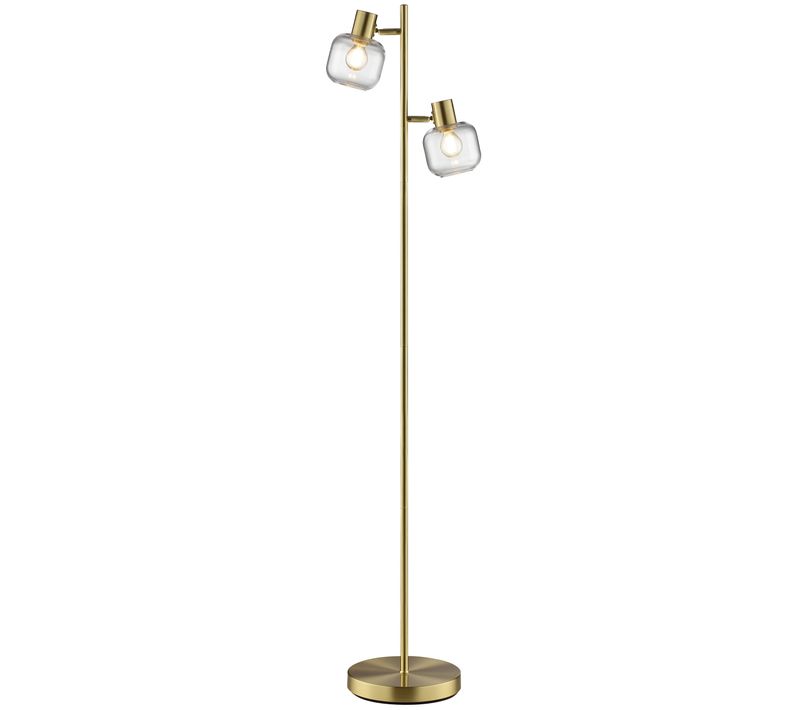 Lampadaire droit H. 140 cm LINDSET Doré