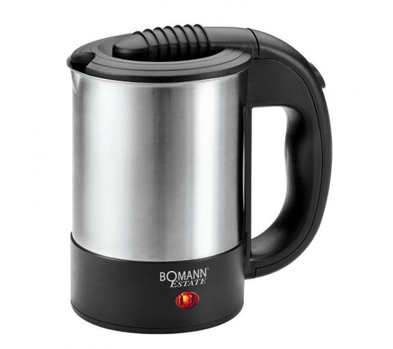 Bouilloires 611621 Noir, Acier Inoxydable 0,5 L 1000 W