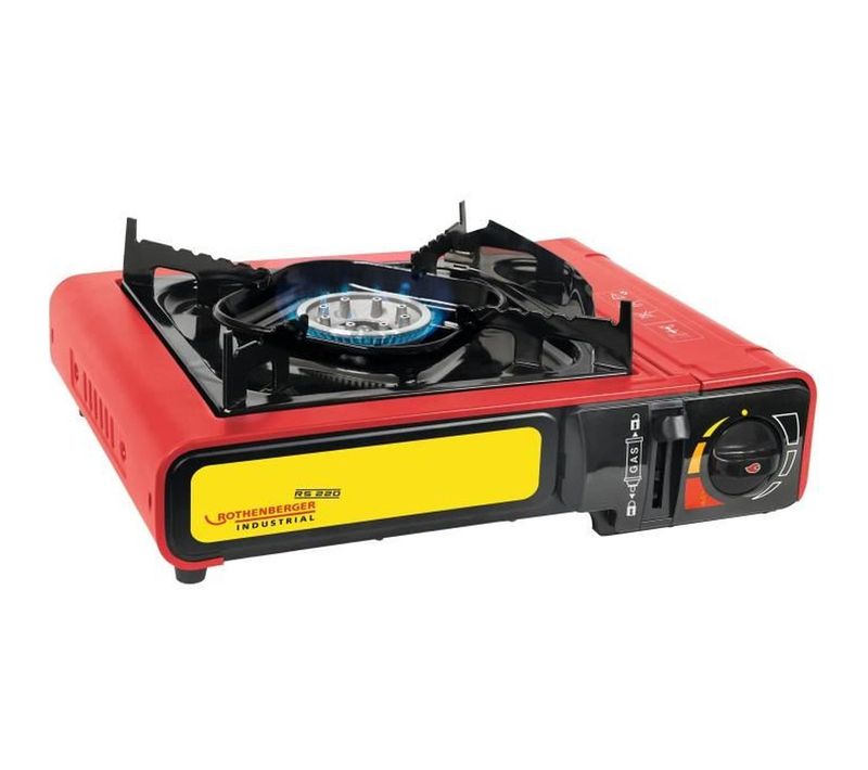 Réchaud Gaz Portable Gourmet Rs 220 — 2000 W, Allumage Piezo