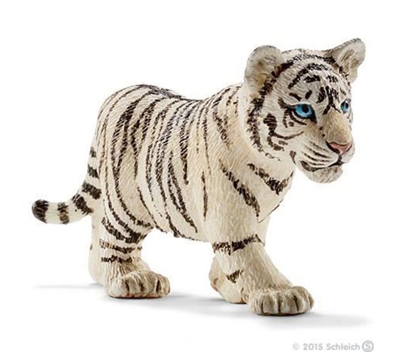 Schleich Figurine 14732 - Animal De La Savane - Bébé Tigre Blanc
