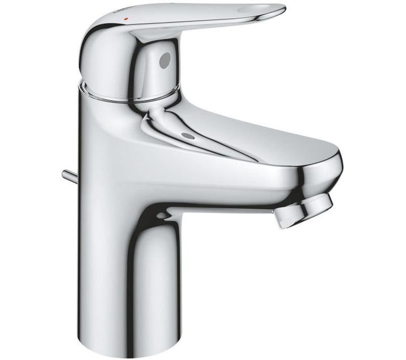Mitigeur Lavabo Monocommande Chromé Swift Taille S, Bec 82 Mm