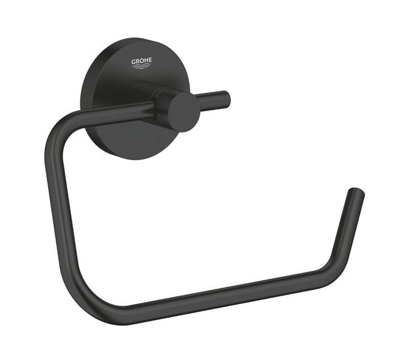Dérouleur De Papier Mural Wc Grohe Start Noir Mat