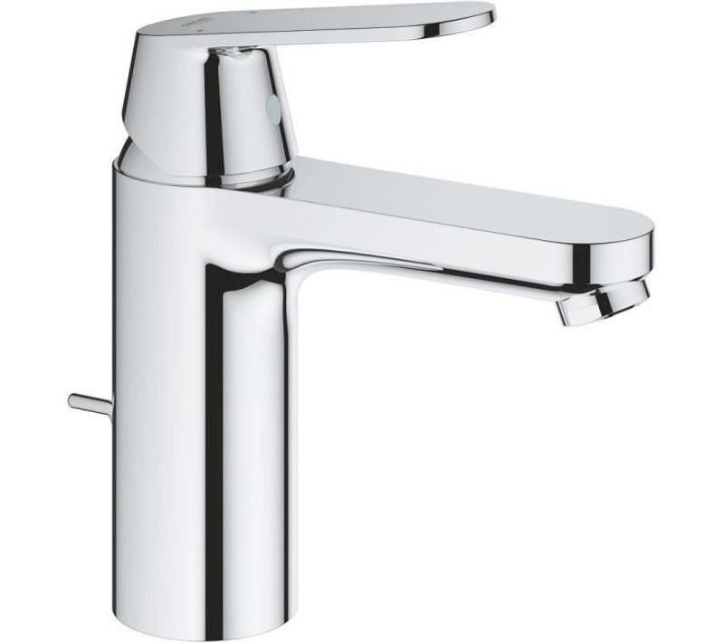 Mitigeur Lavabo Eurosmart Cosmopolitan 23325000 - Bec Fixe - Economie D'eau - Chrome - Taille M