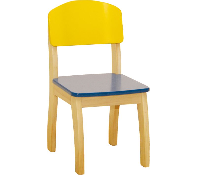 Chaise Enfant En Bois Multicolore - Utilisable De 2 à 10 Ans