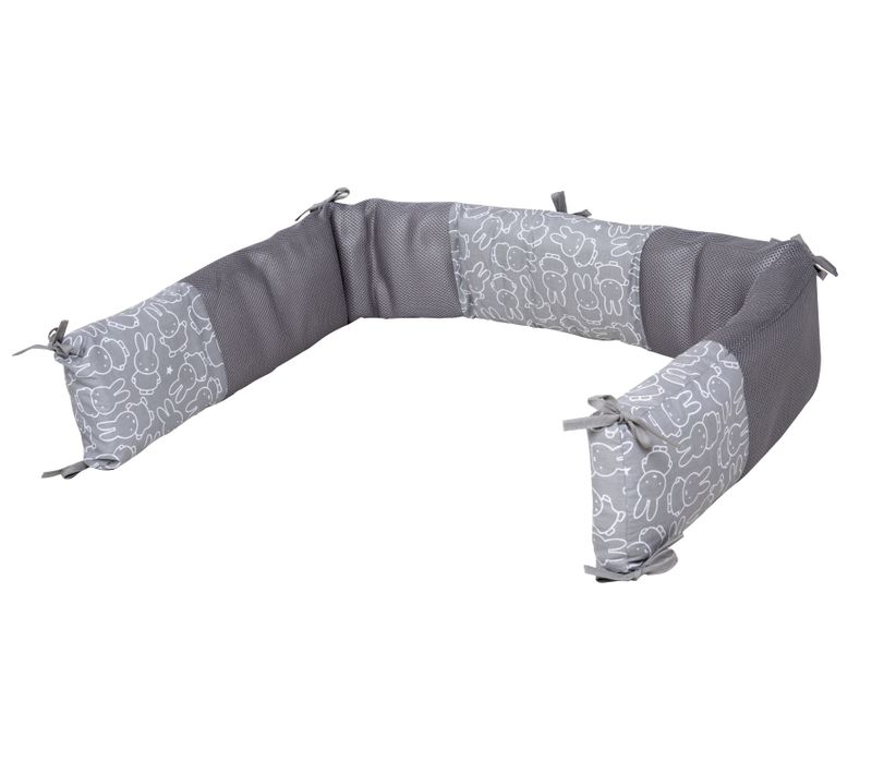 Tour De Lit Bébé Safe Asleep® - Easy Air Miffy® - Gris