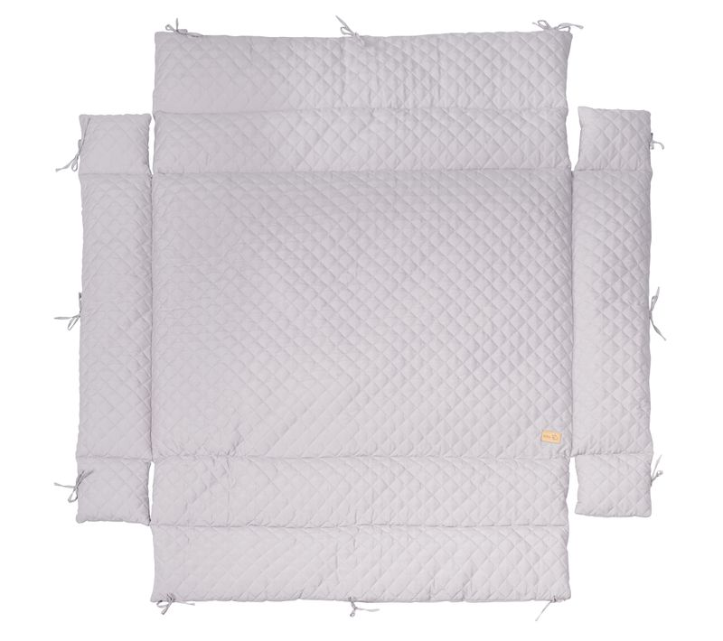 Tapis De Parc Bébé Roba Style - 75x100 Jusqu'à 100x100 - Gris Argenté
