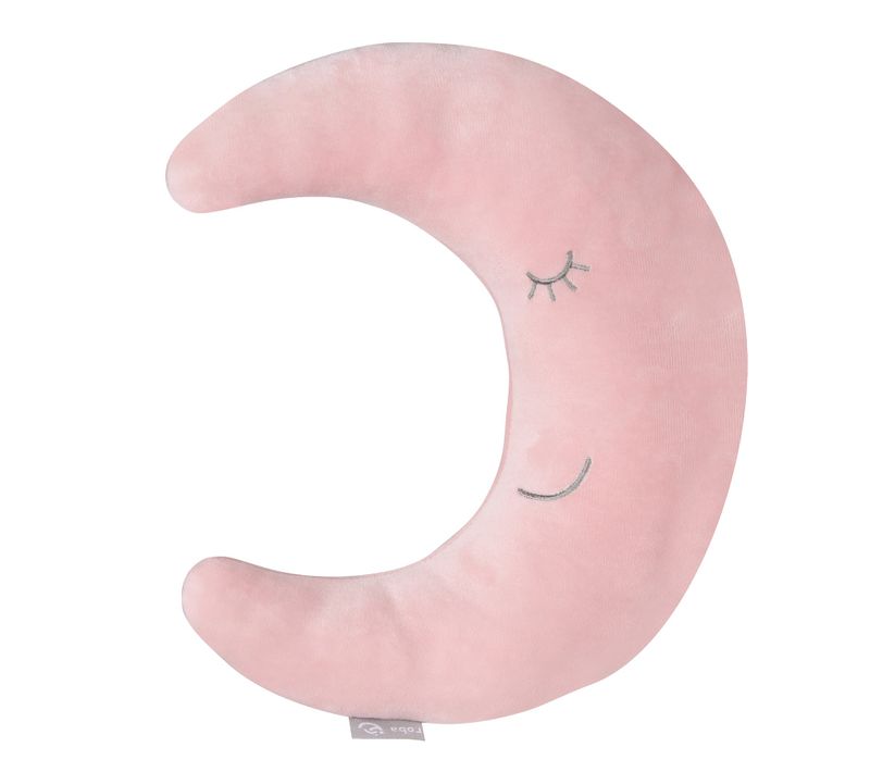 Coussin Décoratif Demi-lune Rose Pour Chambre D'enfant