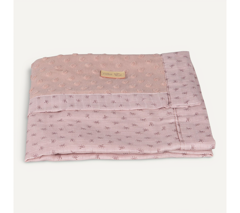 Couverture De Bébé Bio Lil Planet – 80 X 80 Cm – Rose