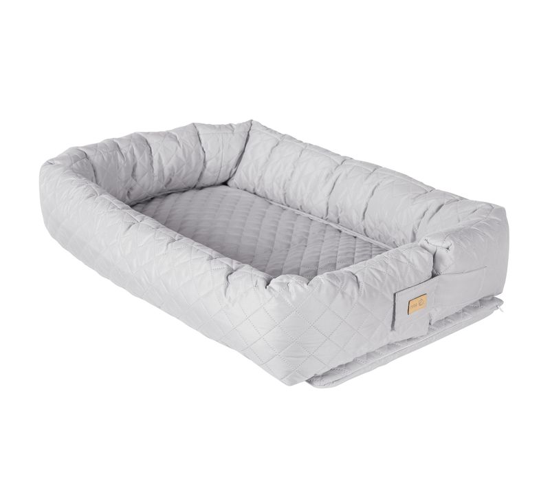 Nid D'ange Roba Style Gris 3 En 1 - Lit De Voyage, Matelas à Langer, Serpent De Lit