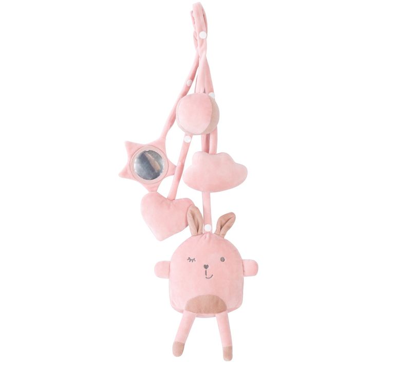 Lot De 5 Jouets D'eveil Rose Pour Arche D'activités - Lil Cuties